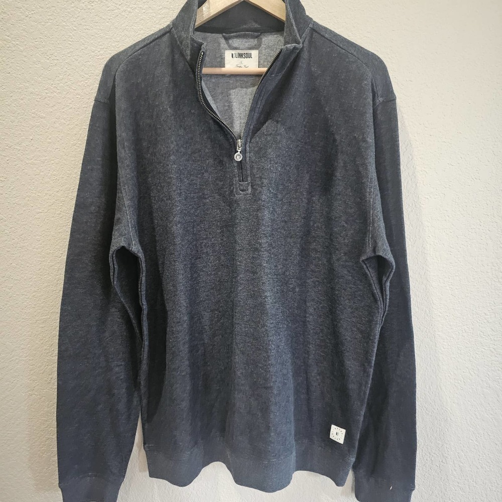 Mens Long Sleeve quarter zip, sz L, Linksoul, NWOT, golf, outdoor